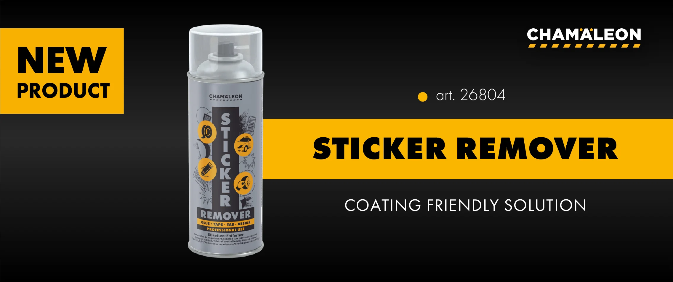 New product - Aerosol Sticker remover